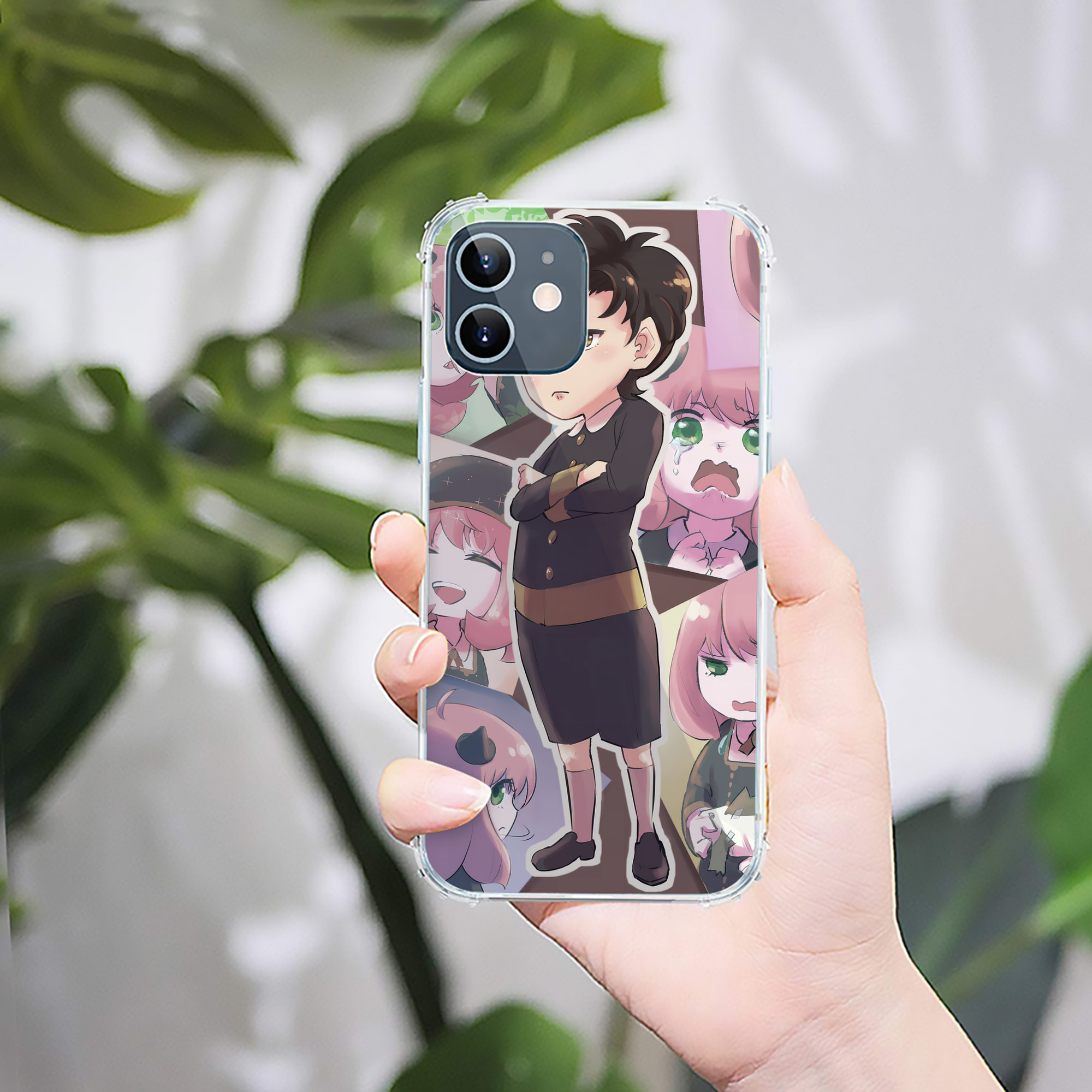 （画像用） SPY×FAMILY间谍家家酒 【iPhone 12シリーズ対応】透明スマホケース（クリアソフトケース）